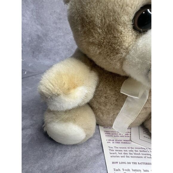 Rock A Bye Bear Womb Plush VTG 1989 White Noise Nursery Baby Original Box Works - Picture 8 of 16